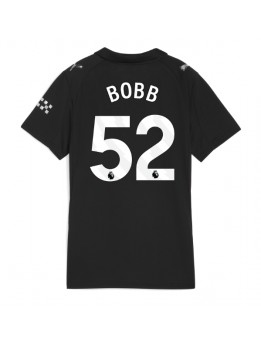 Manchester City Oscar Bobb #52 Replika Borta Kläder Dam 2025-26 Kortärmad